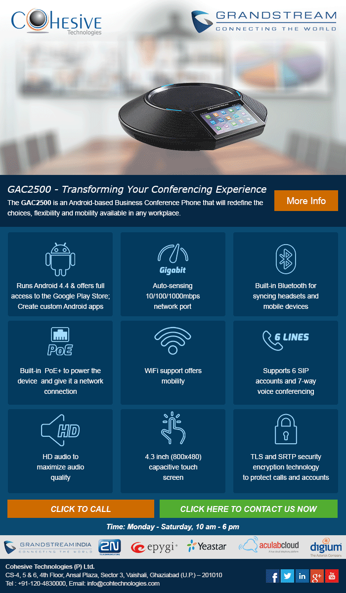 GAC2500 - Audio Conferencing GAC2500 - Audio Conferencing